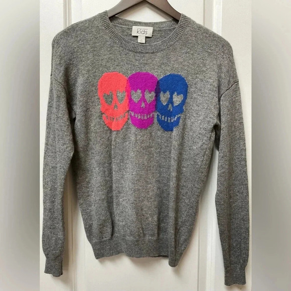 Autumn Cashmere Other - Autumn Cashmere Kids Skull Sweater